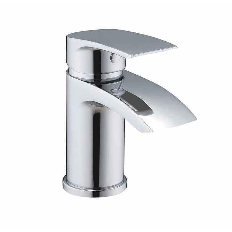 Luxe81 Belini Mini Mono Basin Mixer Tap with Push Waste