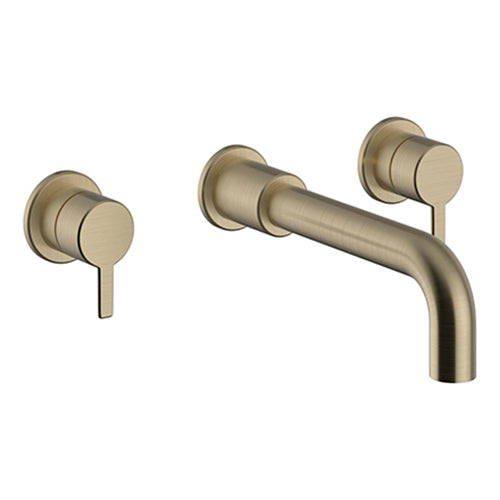 Heritage Dartmouth 3 Taphole Wall Mounted Basin Mixer