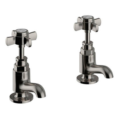 Heritage Dawlish Short Nose Basin Pillar Taps