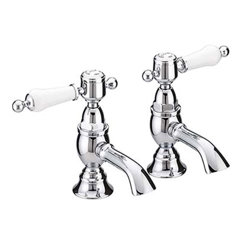 Heritage Glastonbury Basin Pillar Taps