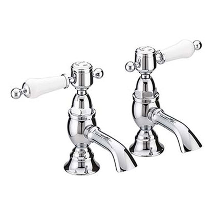Heritage Glastonbury Basin Pillar Taps