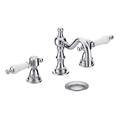 Heritage Glastonbury 3 Taphole Swivel Spout Basin Mixer