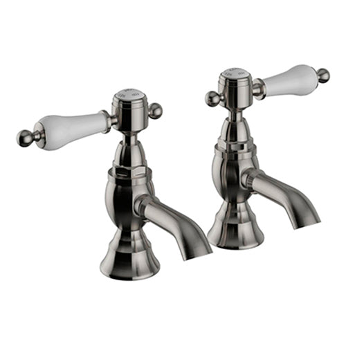 Heritage Glastonbury Basin Pillar Taps