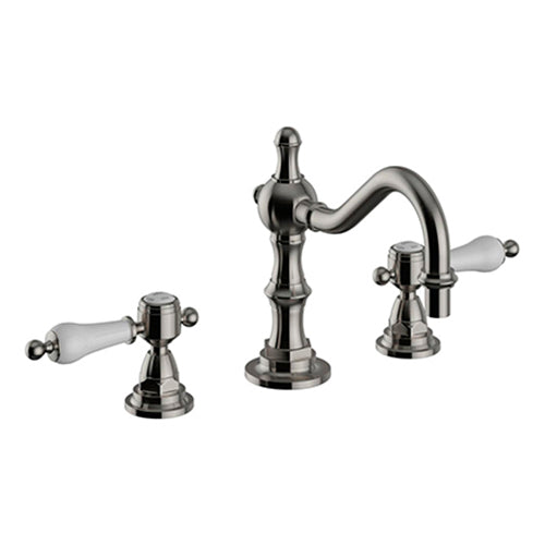 Heritage Glastonbury 3 Taphole Swivel Spout Basin Mixer