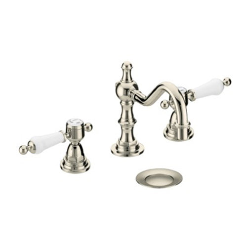 Heritage Glastonbury 3 Taphole Swivel Spout Basin Mixer