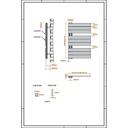 Luxe81 Thames Designer Towel Rail
