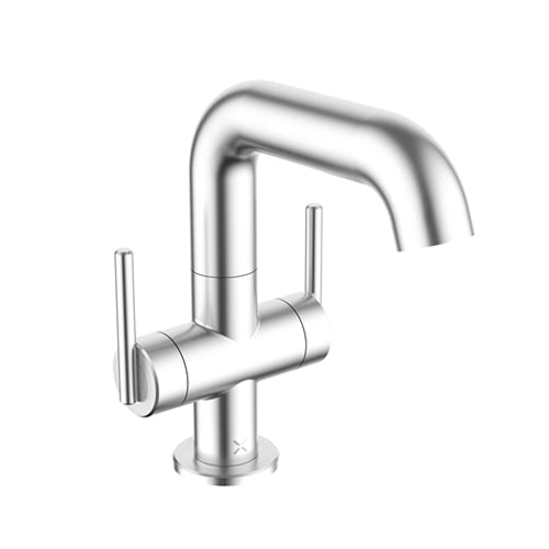 Crosswater 3ONE6 Lever Basin Side Deck Mixer 2 Handle