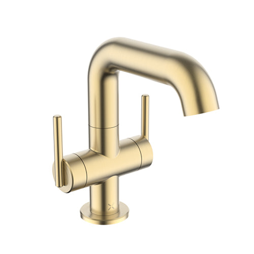 Crosswater 3ONE6 Lever Basin Side Deck Mixer 2 Handle