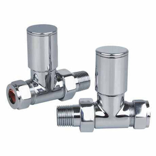 Luxe81 Straight Towel Radiator Valves