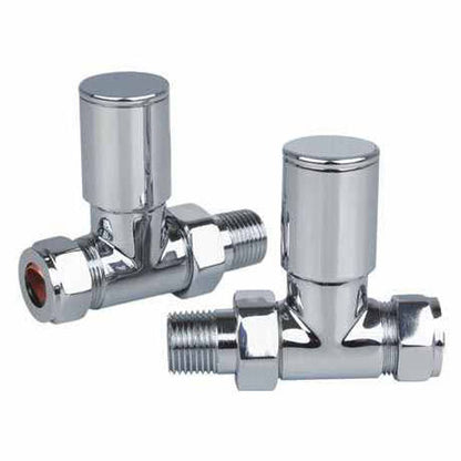 Luxe81 Straight Towel Radiator Valves