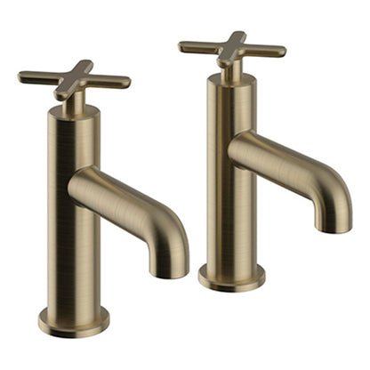 Heritage Salcombe Basin Pillar Taps