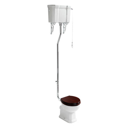 Ideal Standard U470301 Waverly White High-Level WC Pan 645mm And Cistern Pack