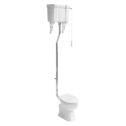 Ideal Standard U470301 Waverly White High-Level WC Pan 645mm And Cistern Pack
