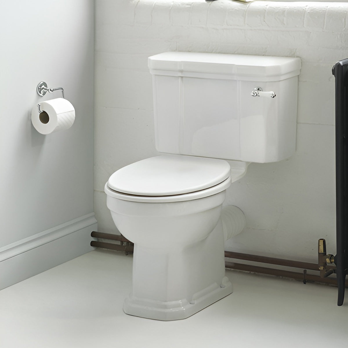 Ideal Standard U470801-U470901 Waverly White Close Coupled WC Pan & Cistern - 520 x 675 x 790mm