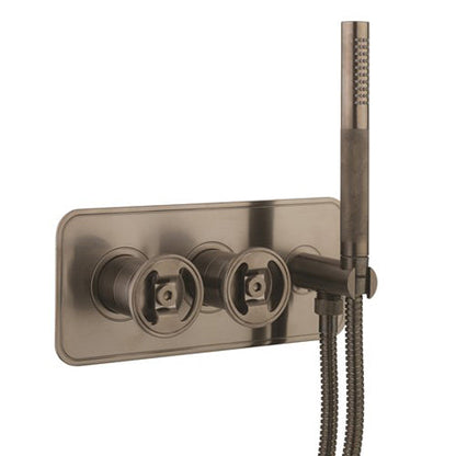 Crosswater UNION 2 Outlet 2 Handle Concealed Thermostatic Shower Valve & Handset