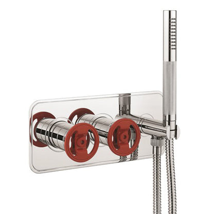 Crosswater UNION 2 Outlet 2 Handle Concealed Thermostatic Shower Valve & Handset
