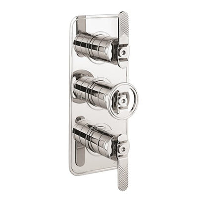 Crosswater UNION 3 Outlet 3 Handle Concealed Thermostatic Shower Valve Portrait