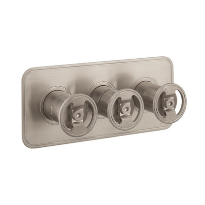 Crosswater UNION 3 Outlet 3 Handle Concealed Thermostatic Shower Valve Landscape