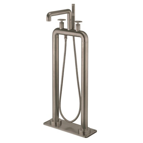 Crosswater UNION Free Standing Bath Filler & Shower Kit Wheel