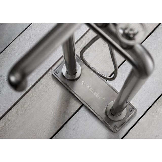 Crosswater UNION Free Standing Bath Filler & Shower Kit Wheel