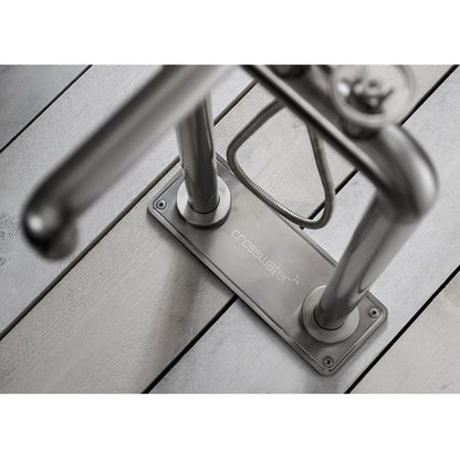Crosswater UNION Free Standing Bath Filler & Shower Kit Wheel