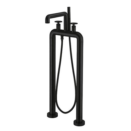Crosswater UNION Free Standing Bath Filler & Shower Kit Wheel