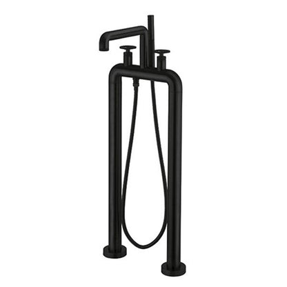 Crosswater UNION Free Standing Bath Filler & Shower Kit Wheel
