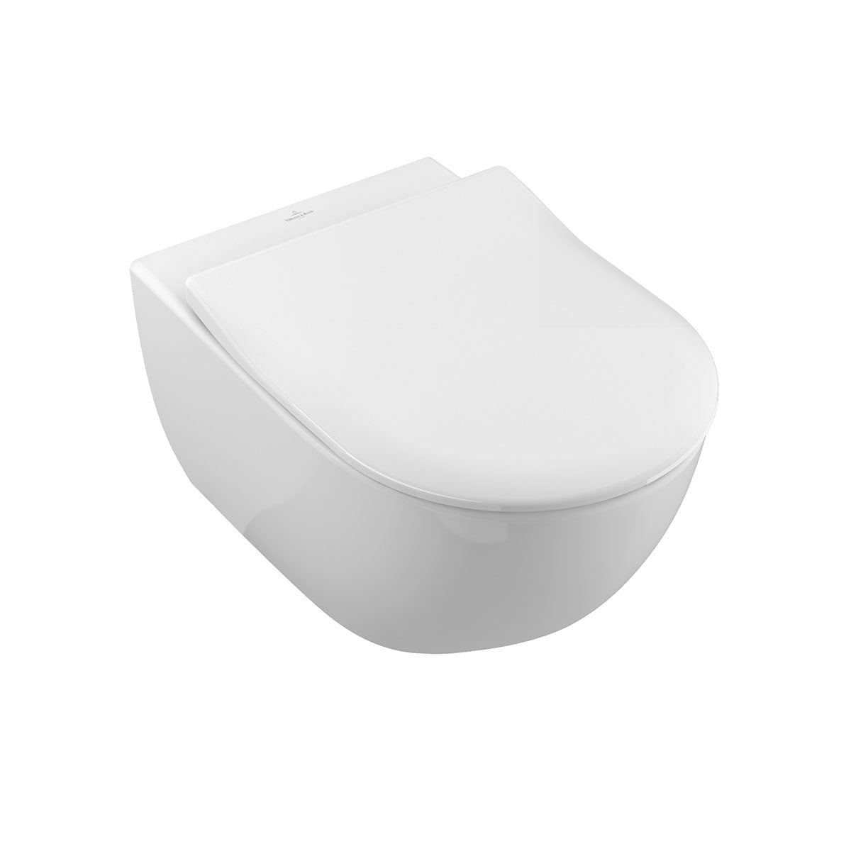 Villeroy VBP-24-0404 And Boch Subway 2.0 560mm Wall-Mounted DirectFlush Rimless Washdown WC Pan With Seat