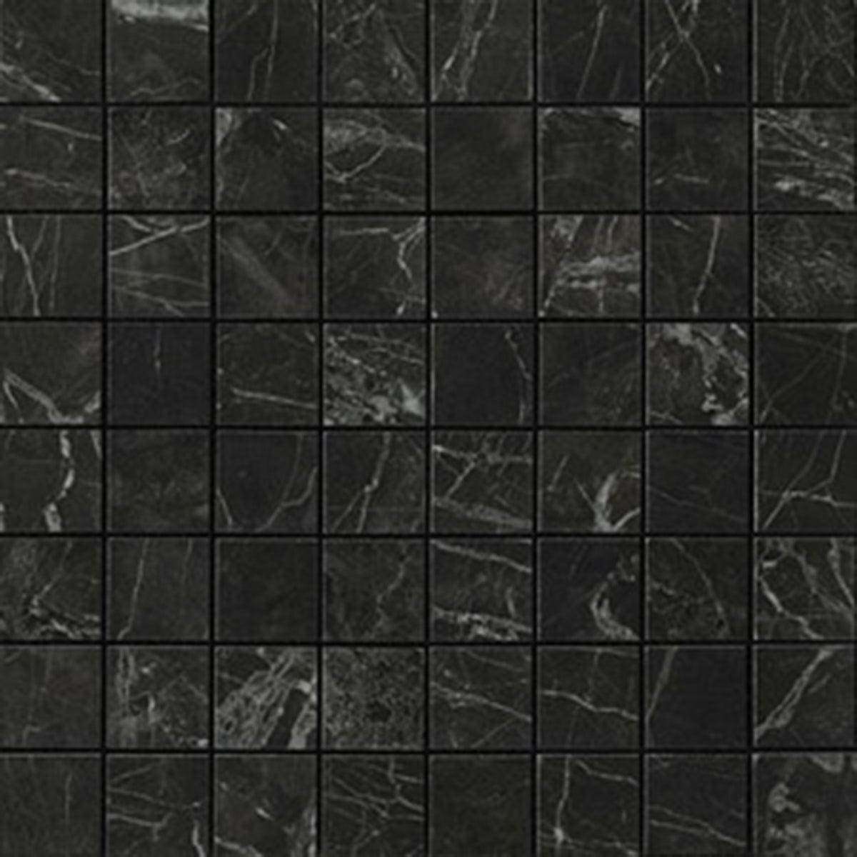 Minoli Marvel Noir Saint Laurent Mosaico Matt Tiles 30cm x 30cm VC02840