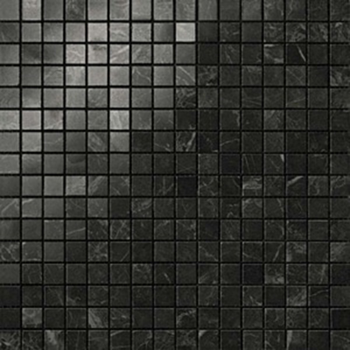 Minoli Marvel Noir Saint Laurent Mosaico Lappato Tiles 30cm x 30cm VC02844