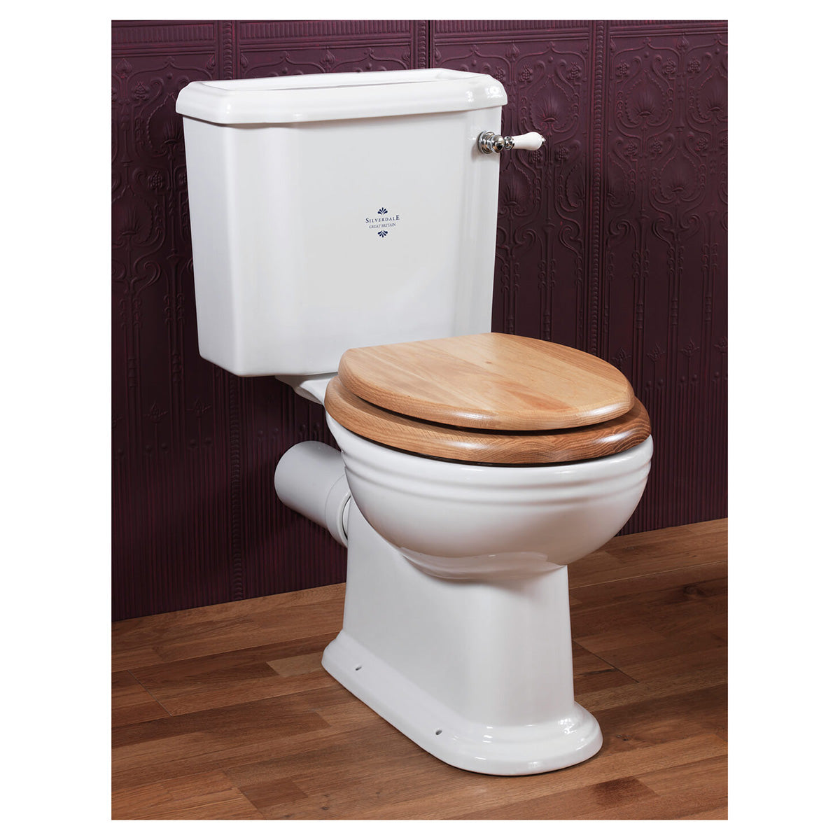 Silverdale Victorian Close Coupled Pan With Cistern – 740mm