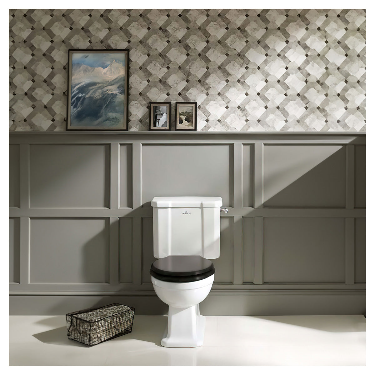 Bayswater Victrion White Close Coupled WC Pan With Cistern  VCT001