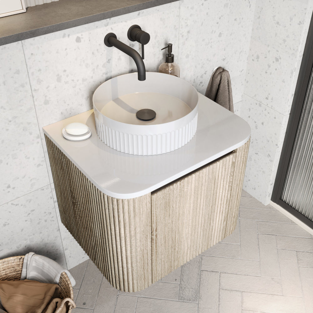 Luxe81 Fluted Countertop Basin