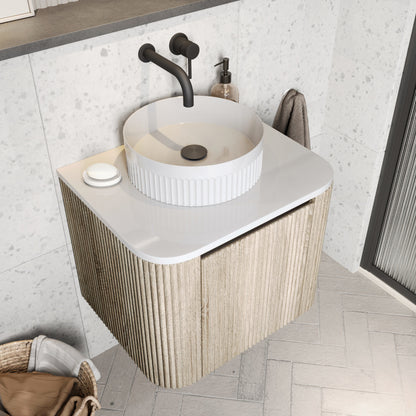 Luxe81 Fluted Countertop Basin