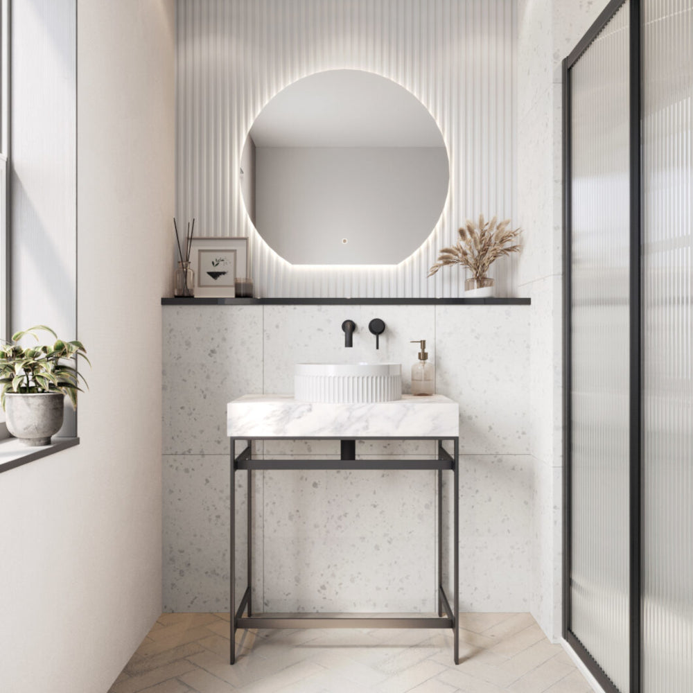 Luxe81 Fluted Countertop Basin