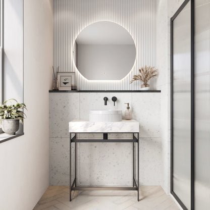 Luxe81 Fluted Countertop Basin
