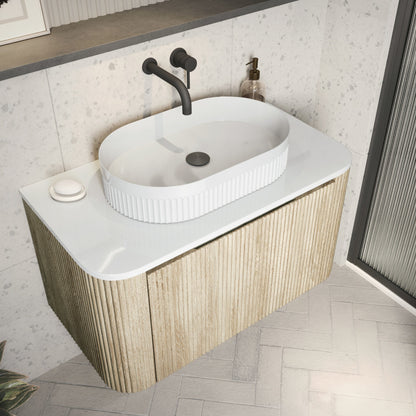 Luxe81 Fluted Countertop Basin