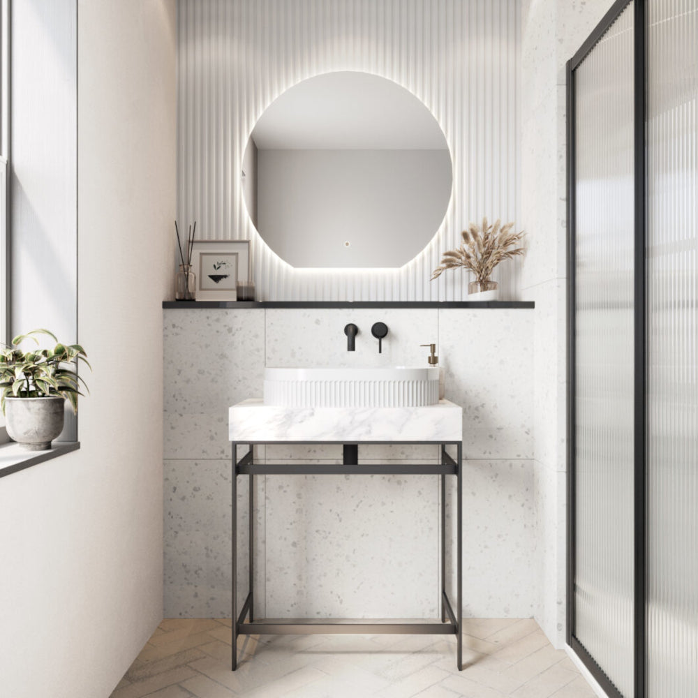 Luxe81 Fluted Countertop Basin