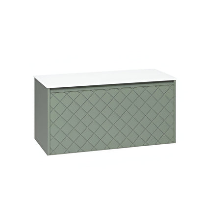 Crosswater Vergo 1000 Single Drawer Unit with Polar White Worktop