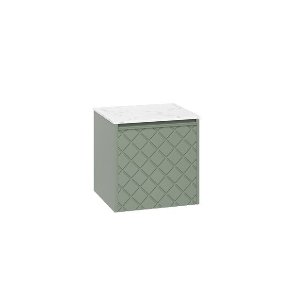 Crosswater Vergo 500 Single Drawer Unit with Cast Mineral Marble Basin