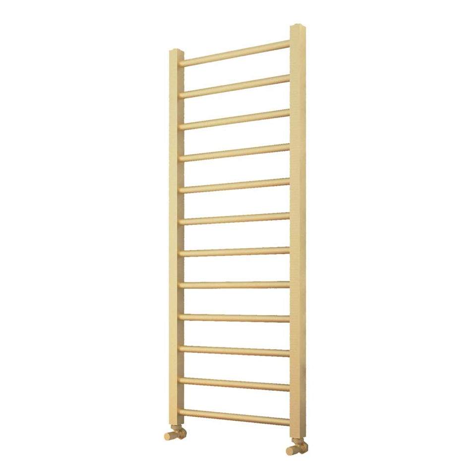 Luxe81 Vibe Brushed Brass Towel Radiator
