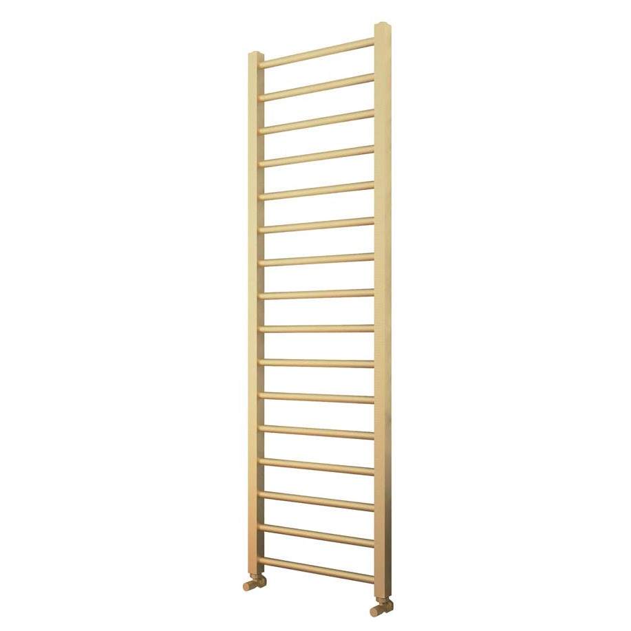 Luxe81 Vibe Brushed Brass Towel Radiator