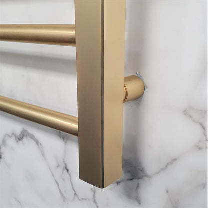Luxe81 Vibe Brushed Brass Towel Radiator