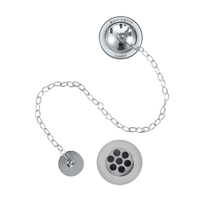 Burlington Bath Overflow, Plug & Chain