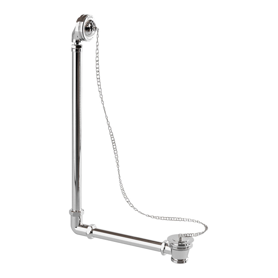 Burlington Exposed Bath Overflow, Plug & Chain