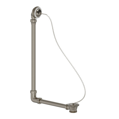 Burlington Exposed Bath Overflow, Plug & Chain