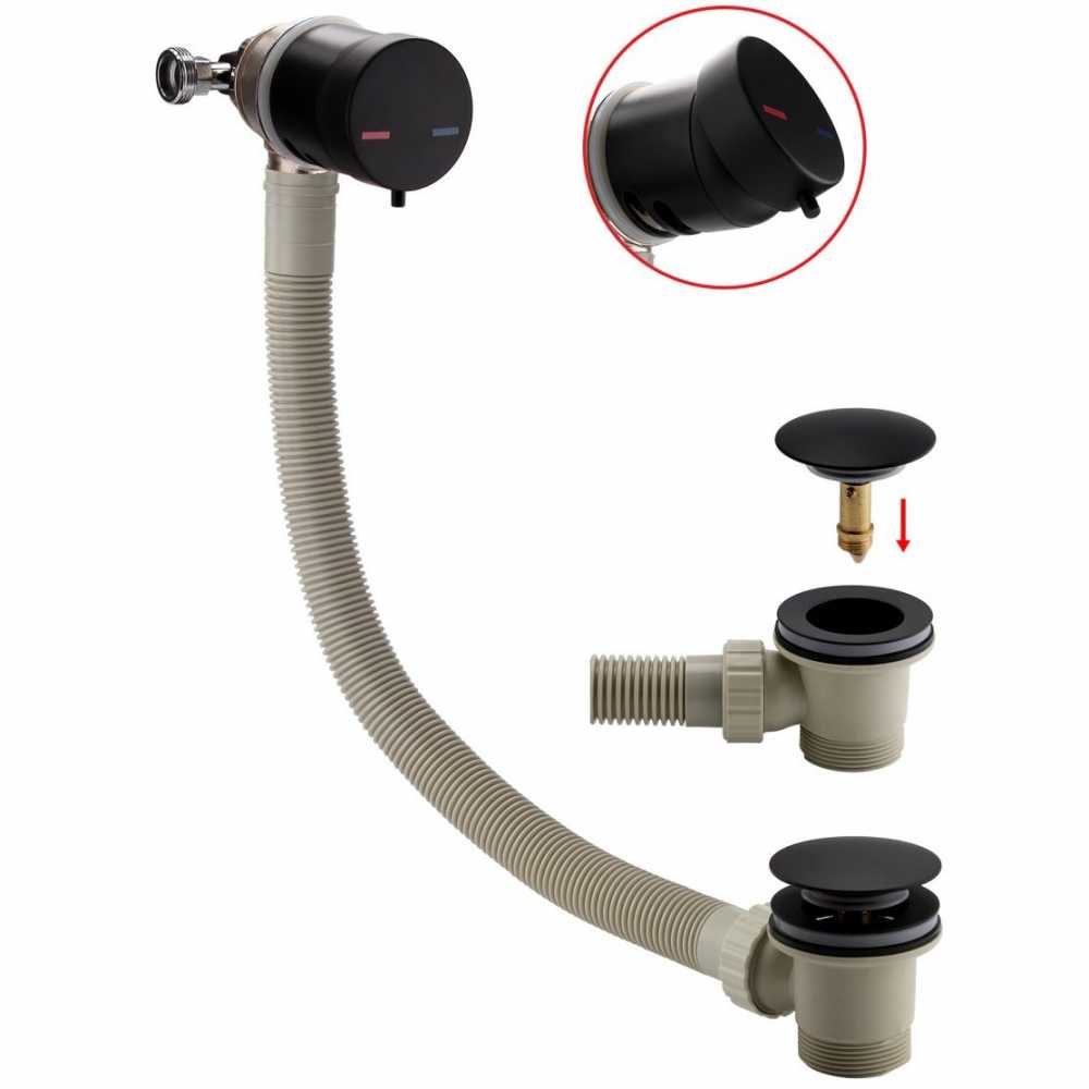 Luxe81 Overflow Bath Filler Tap & Waste