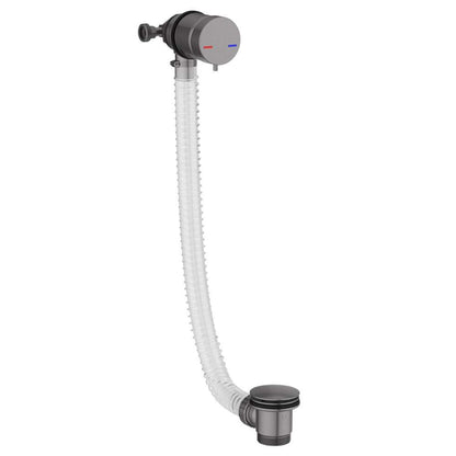 Luxe81 Round Bath Filler & Overflow with Waste