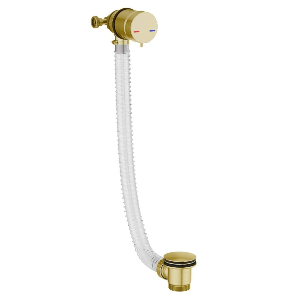 Luxe81 Round Bath Filler & Overflow with Waste