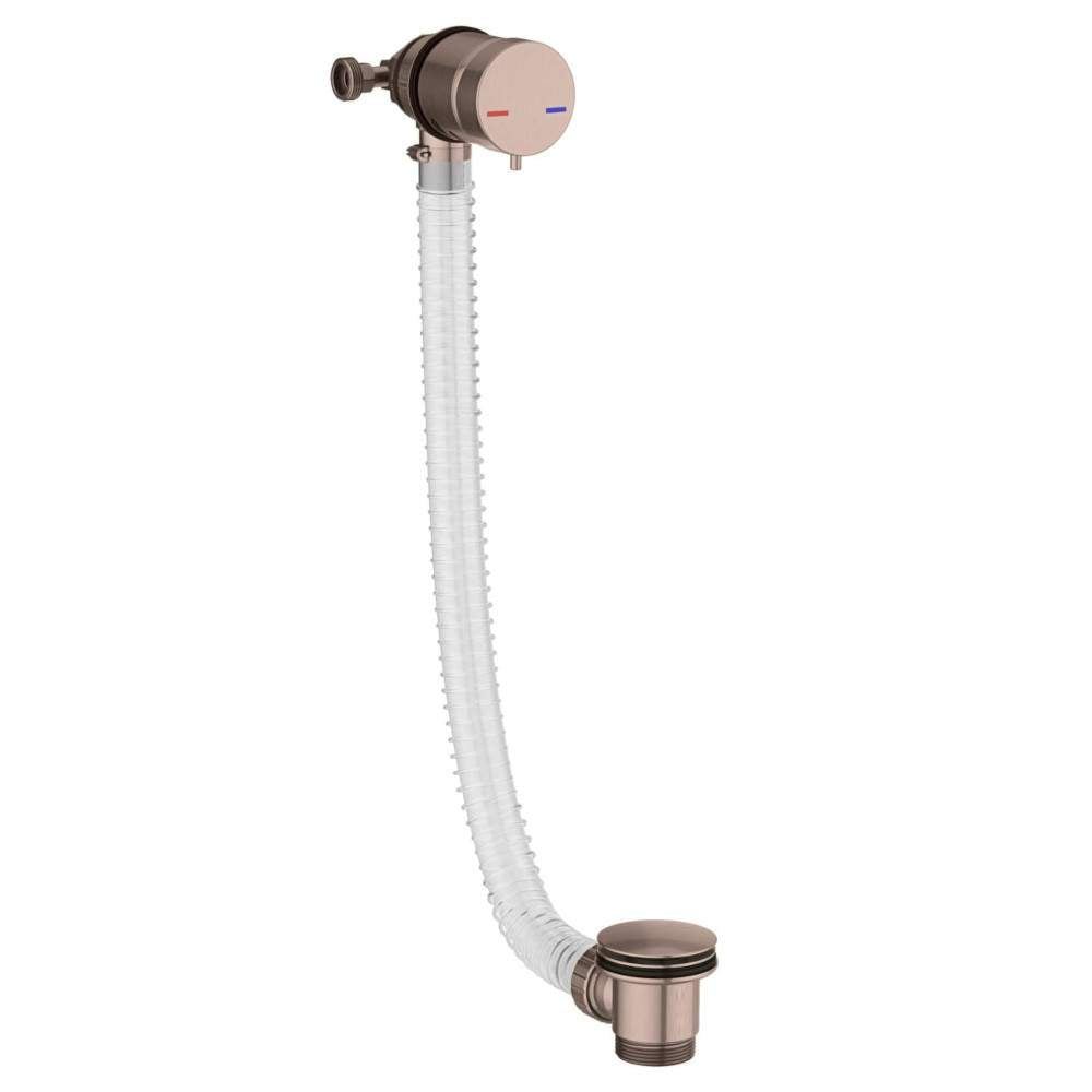 Luxe81 Round Bath Filler and Overflow with Waste